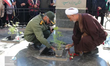 دختران حاج قاسم در اسفراین گردهم‌ آمدند