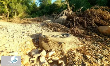 آثار به‌جامانده از سیل روستای کاستان