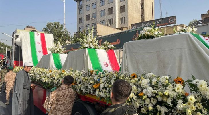تشییع شهدای اقتدار در تهران