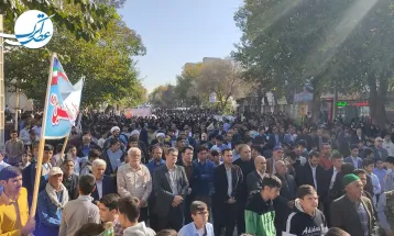 راهپیمایی روز استکبارستیزی در آشخانه