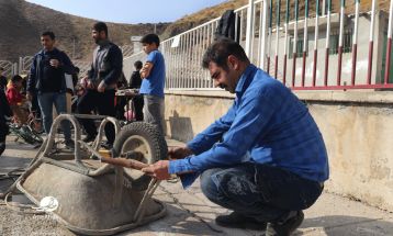 کاروان جهادی اصناف اسفراین در روستای کلات