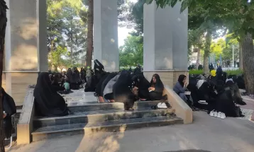 دعای عرفه در پارک وحدت شهر آشخانه