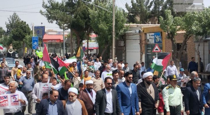 راهپیمایی جمعه خشم در جاجرم برگزار شد