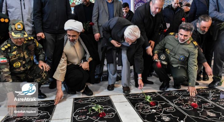فجر انقلاب در گلزار شهدای بجنورد