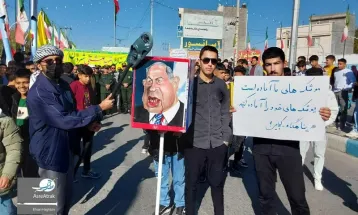 راهپیمایی ۱۳ آبان در شیروان