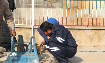 کاروان جهادی اصناف اسفراین در روستای کلات